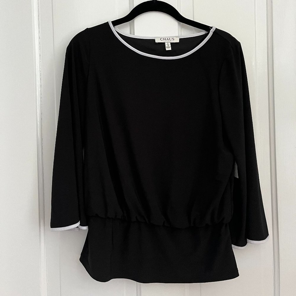 CHAUS Peplum Top